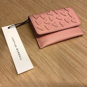 Loeffler Randall Pink Heart Wallet
